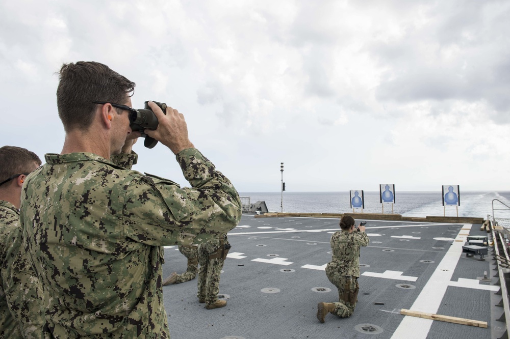 DVIDS Images Sailors Conduct Small Arms Qualifications aboard USNS