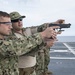 Sailors Conduct Small Arms Qualifications aboard USNS Spearhead (T-EPF 1) during SPS 17