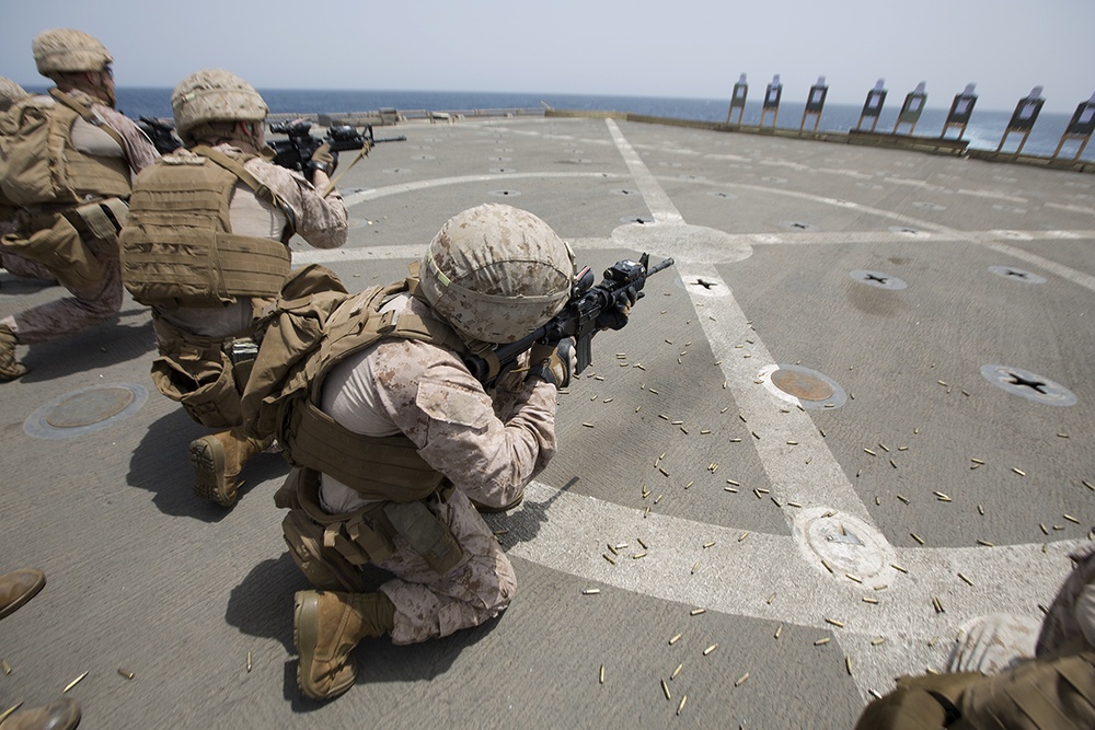 Marines participate in CMP shoot, Carter Hall