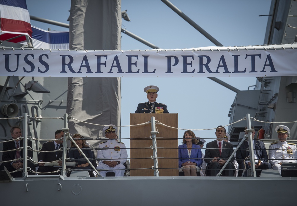 USS Rafael Peralta (DDG 115) Commissioning