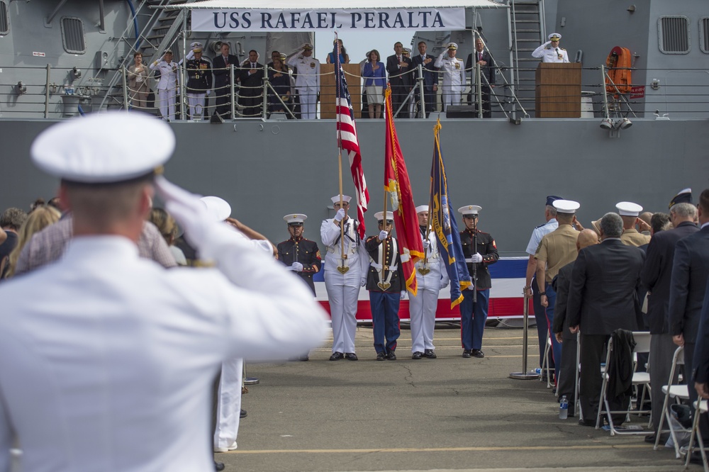 USS Rafael Peralta (DDG 115) Commissioning