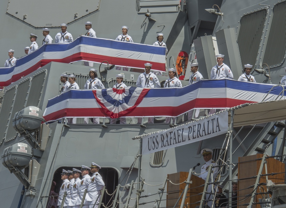 USS Rafael Peralta (DDG 115) Commissioning