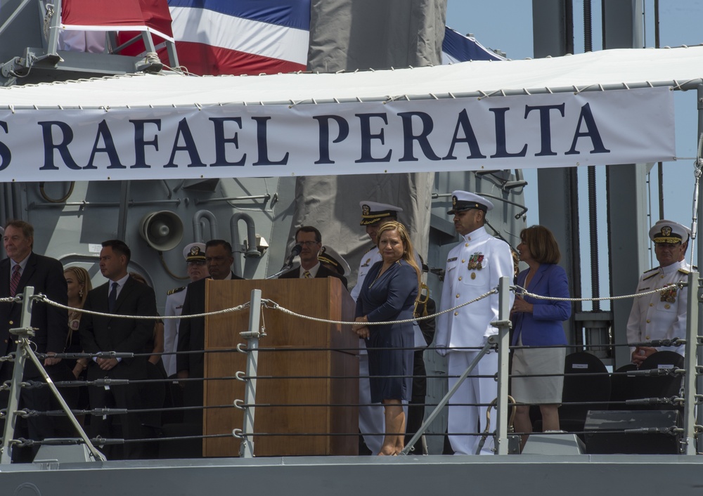 USS Rafael Peralta (DDG 115) Commissioning