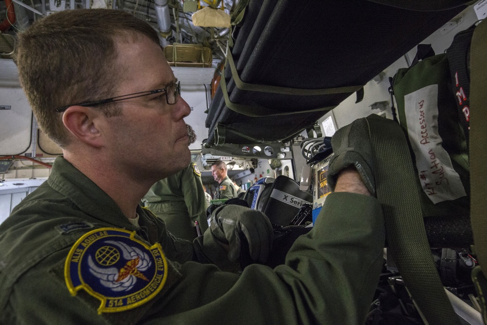 514th Aeromedical stays current