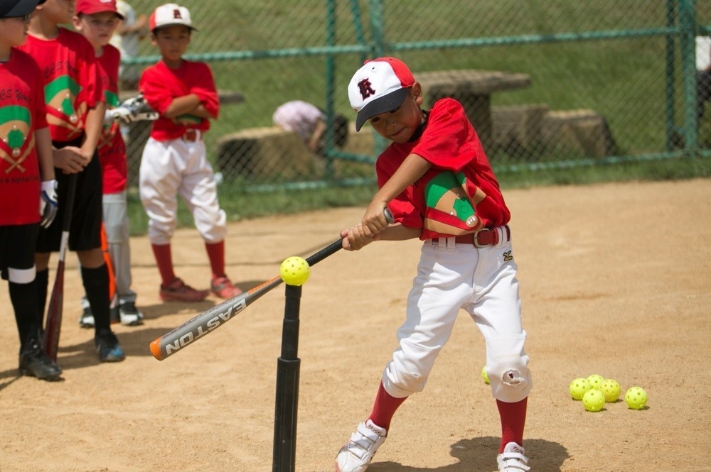 Youth Baseball Clinic Brings the Local and Military Community Together