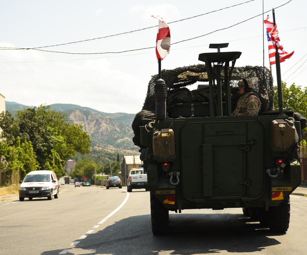 2nd Cavalry Regiment Rolls Through Georgia Noble Partner 17