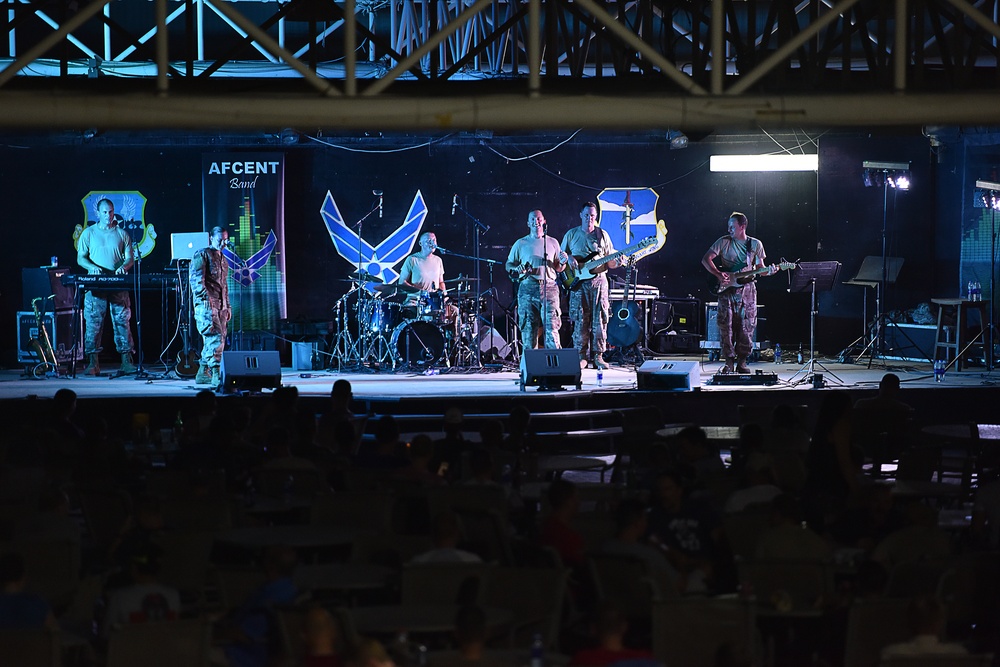 AFCENT Band ‘Starlifter’ lifts ADAB spirits