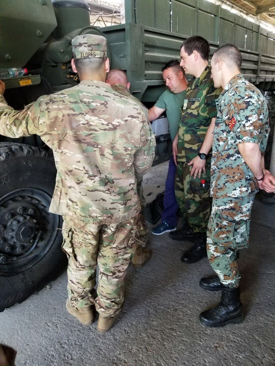 ‘Wolfpack’ conducts systems deep dive with Macedonian and Bosnian service members
