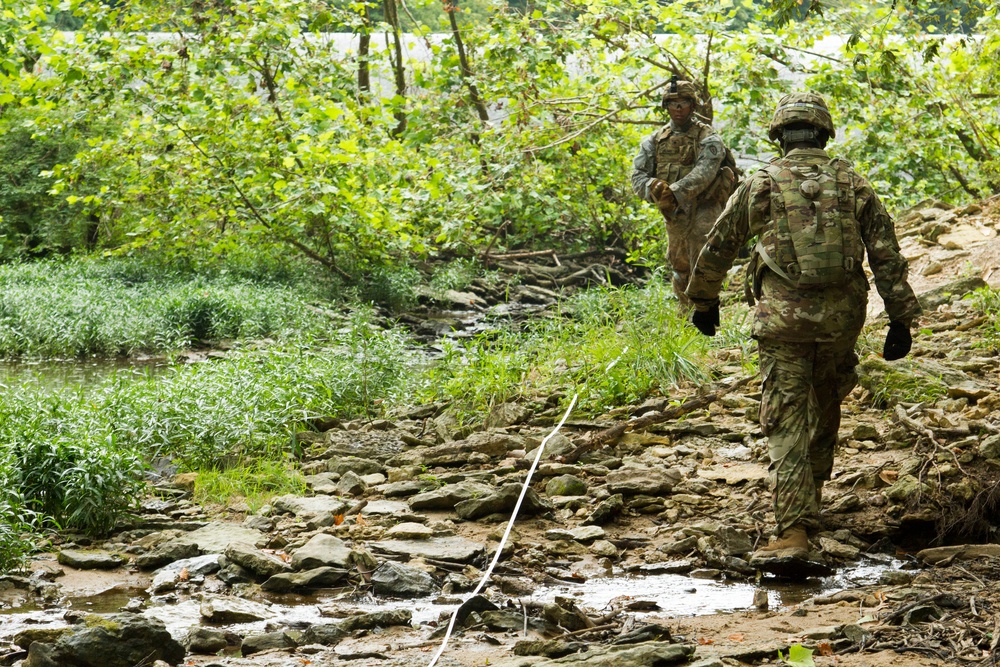 Conducting Reconnaissance Prior to River Crossing