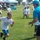 NFL player hosts military youth football camp