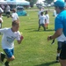 NFL player hosts military youth football camp