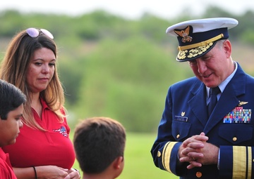 Coast Guard presents Gold Lifesaving Medal to family of Bandera, Texas, hero