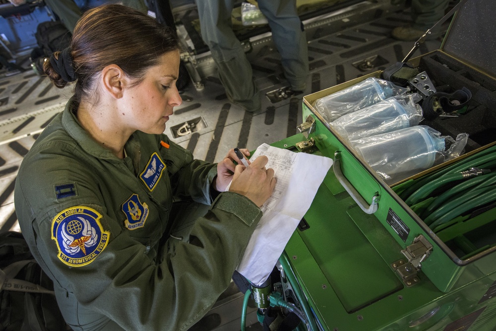 Aeromedical Evacuation team completes training mission