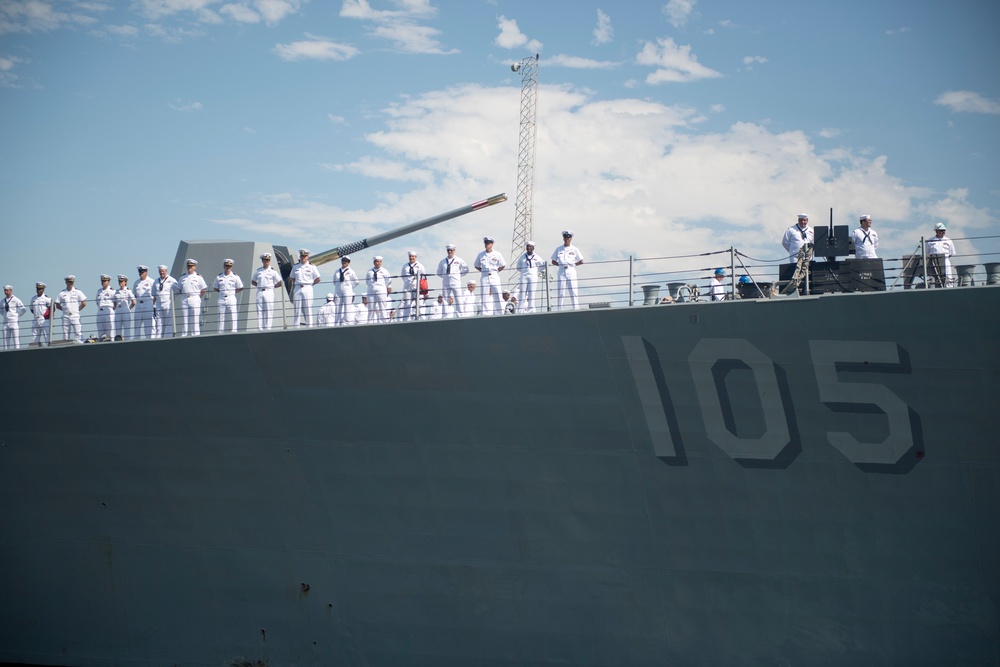 USS Dewey Returns to Homeport