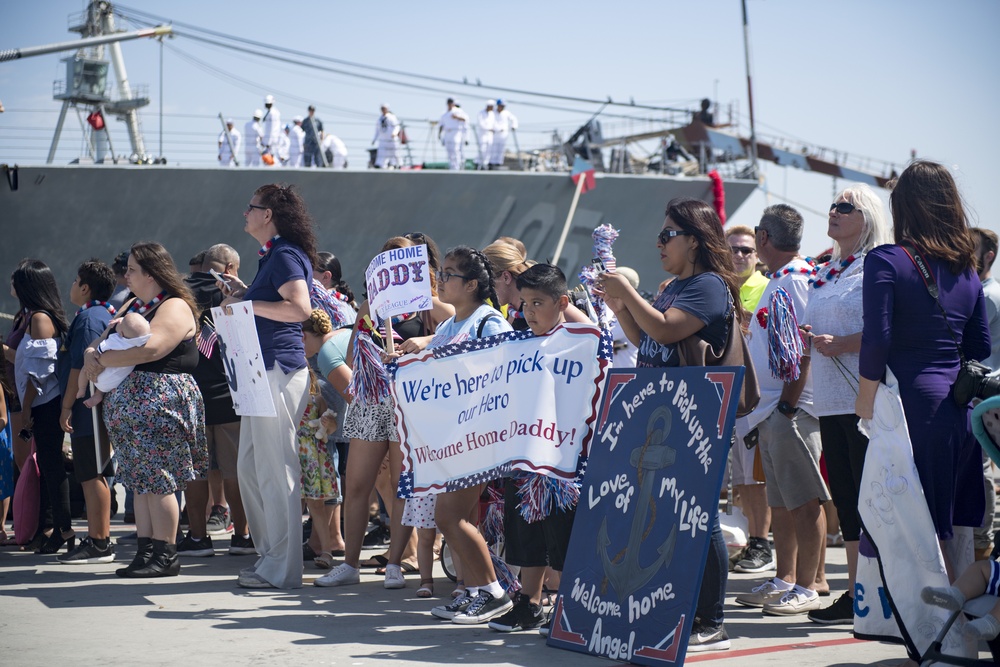 USS Dewey Returns to Homeport