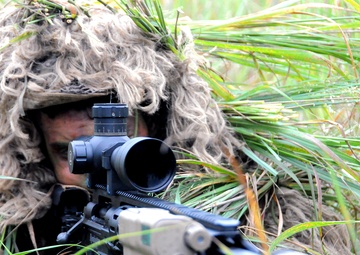 Army Reserve Soldier is trained not to be seen