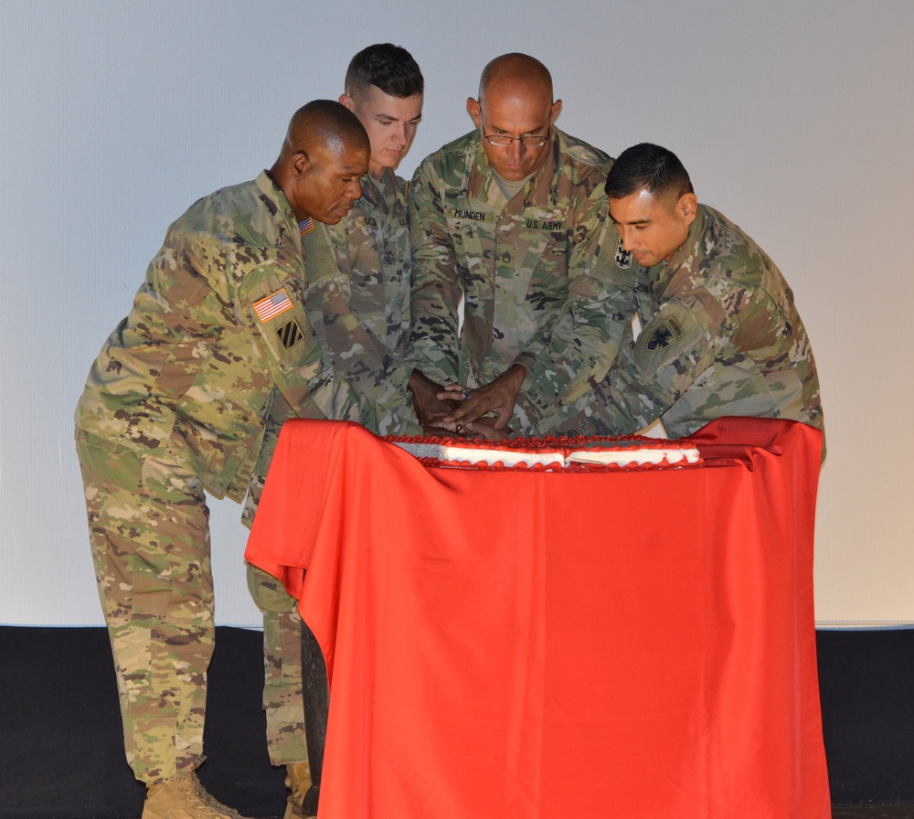 Engineers Celebrate Newly Promoted Noncommissioned Officers