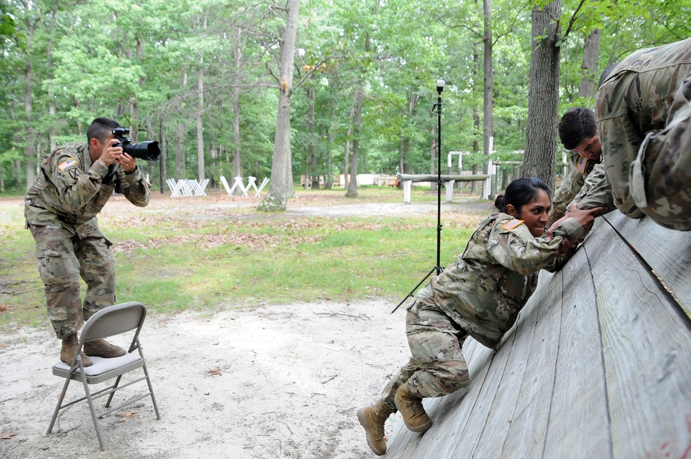 Army Reserve Soldiers are ready for their close-up