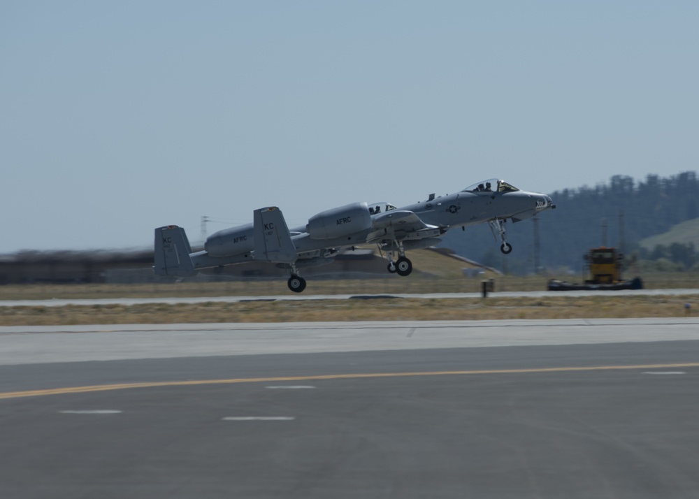 Warthogs take off
