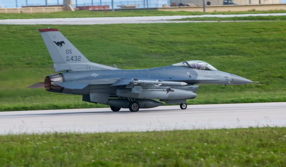 36th FS takes off from Andersen