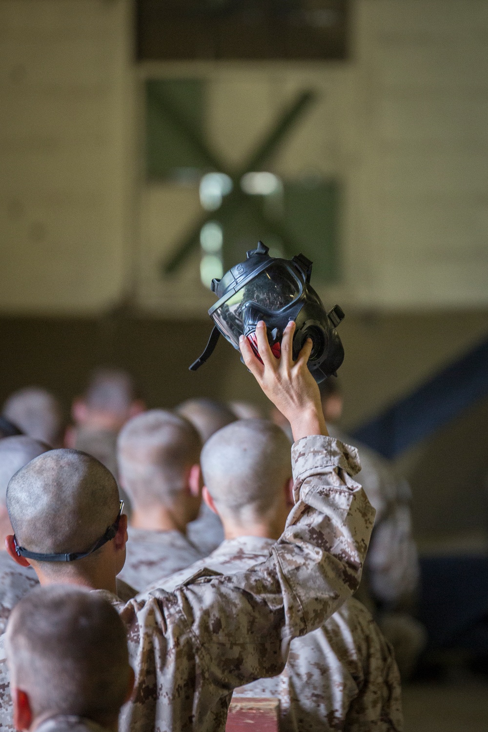 Parris Island recruits brave gas chamber