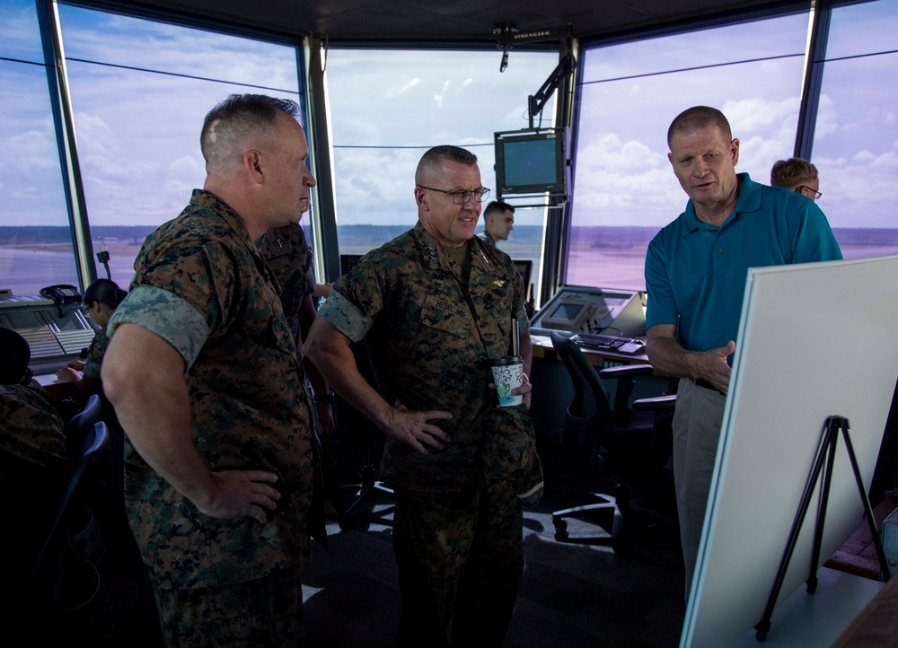 II MEF CG Visits MCAS Cherry Point