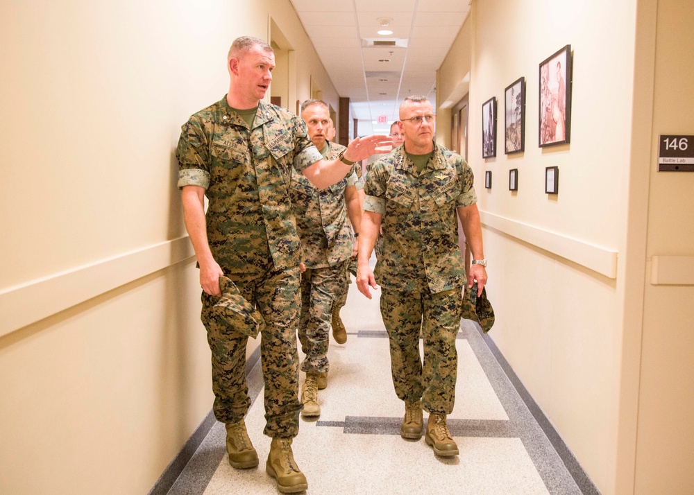 II MEF CG Visits MCAS Cherry Point