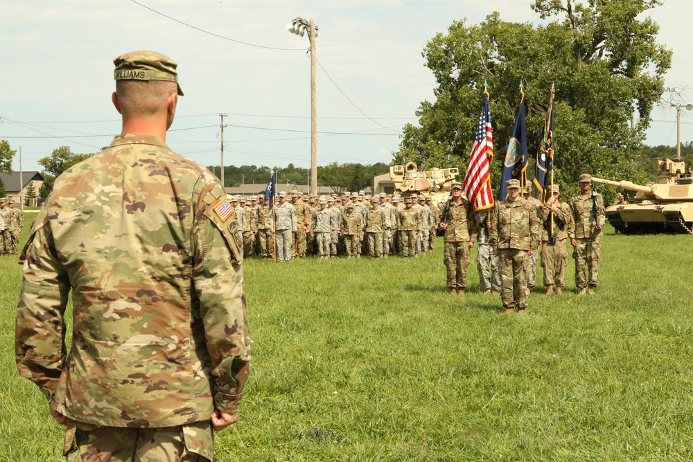 Taking Charge; 2nd Combined Arms Battalion, 137th Infantry Regiment change of command