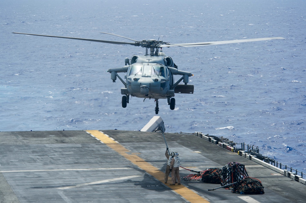 Marines attach cargo