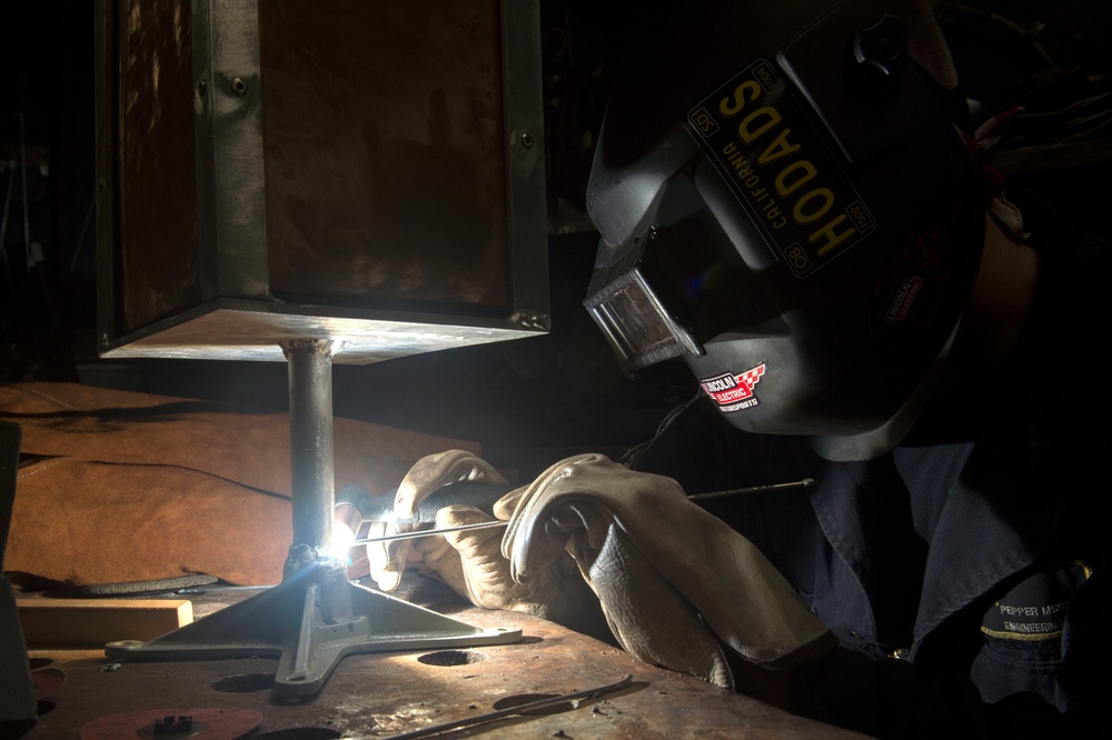 Nimitz Sailors Conduct Maintenance