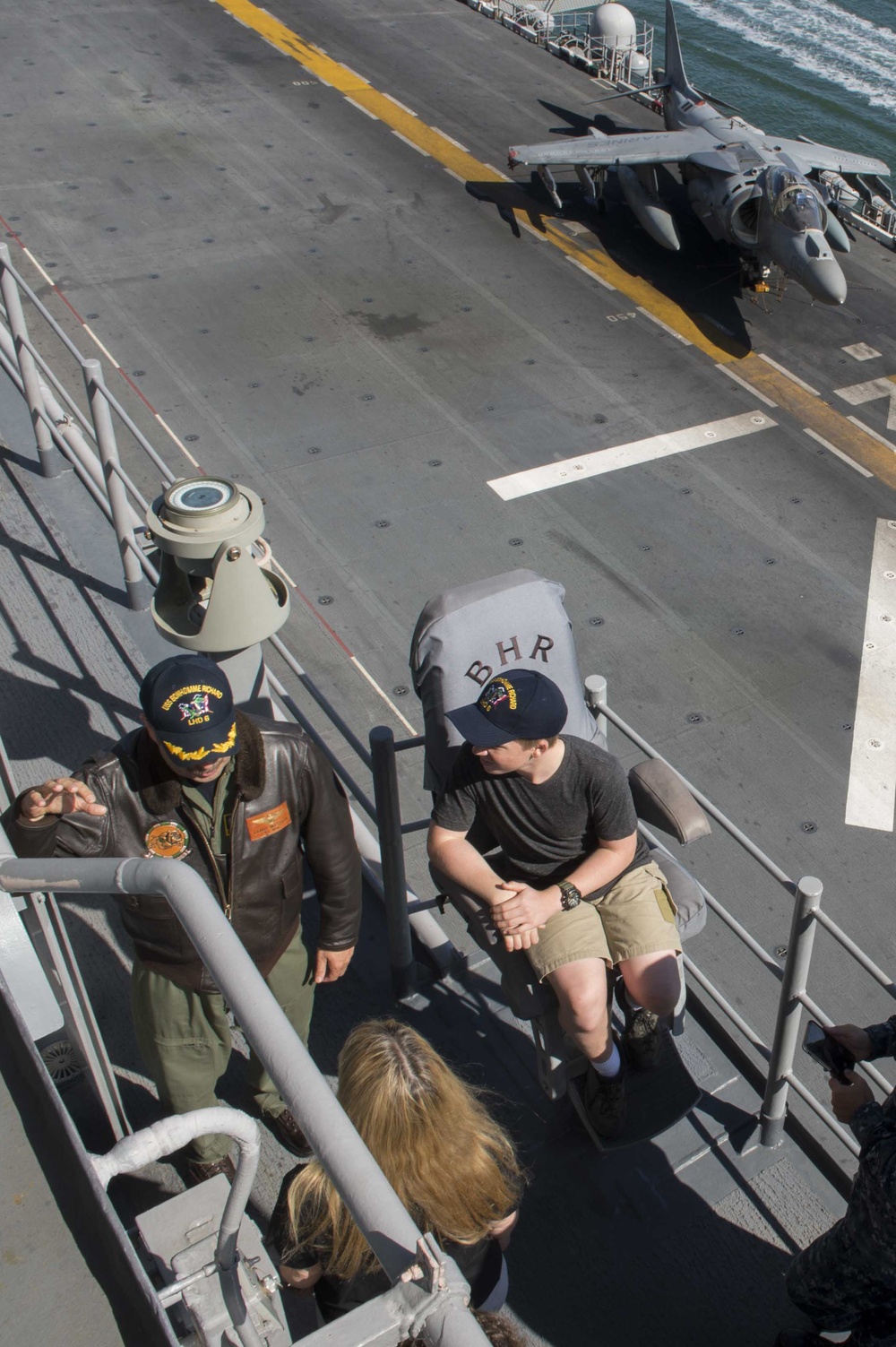 USS Bonhomme Richard (LHD 6) Hosts Irwin Family for Tour