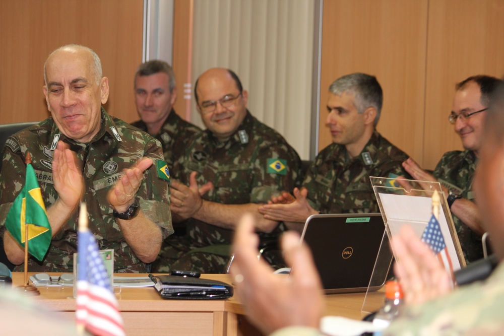Brazil, U.S. armies hold staff talks