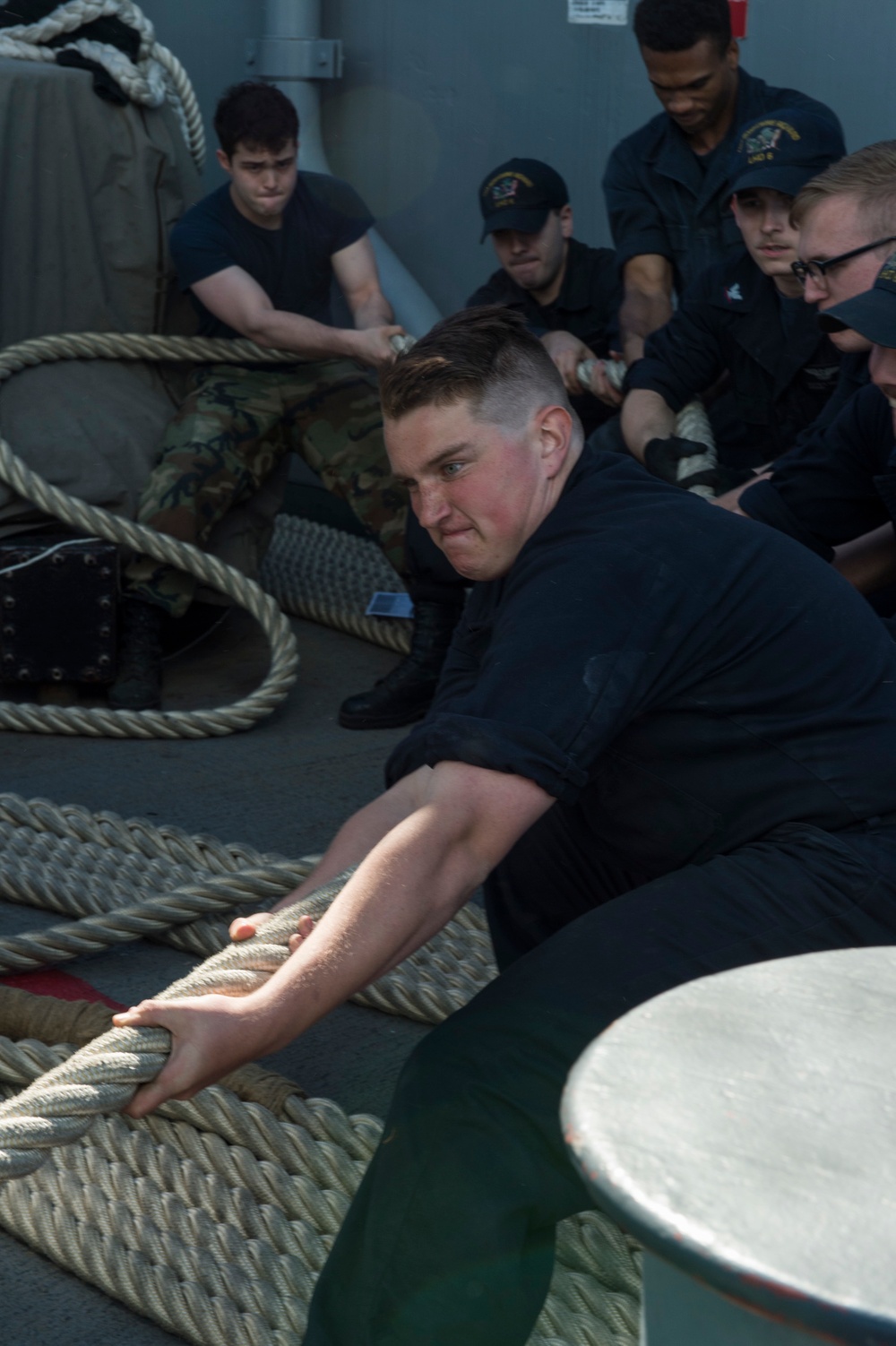 USS Bonhomme Richard arrives to Brisbane, Australia