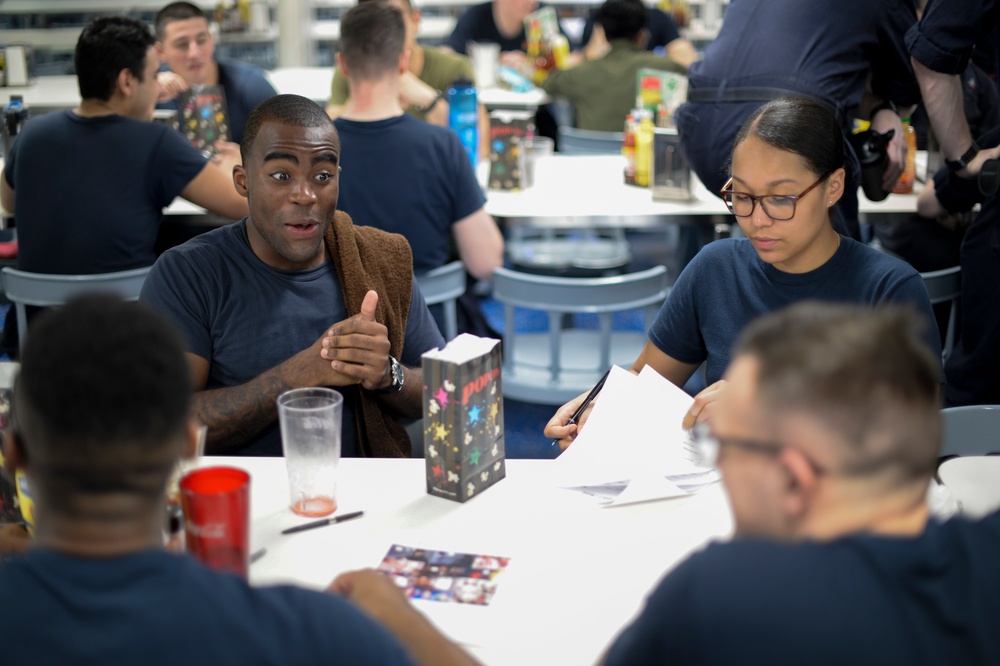 Sailors Participate In Trivia Night