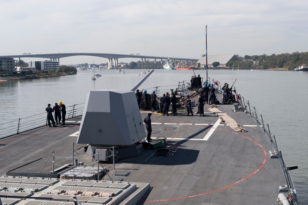 USS Sterett Western Pacific Deployment