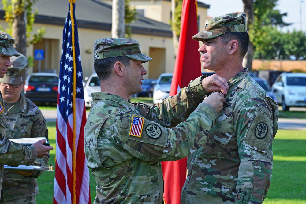 Change of Command Ceremony, U.S. Army Health Clinic Vicenza, italy.