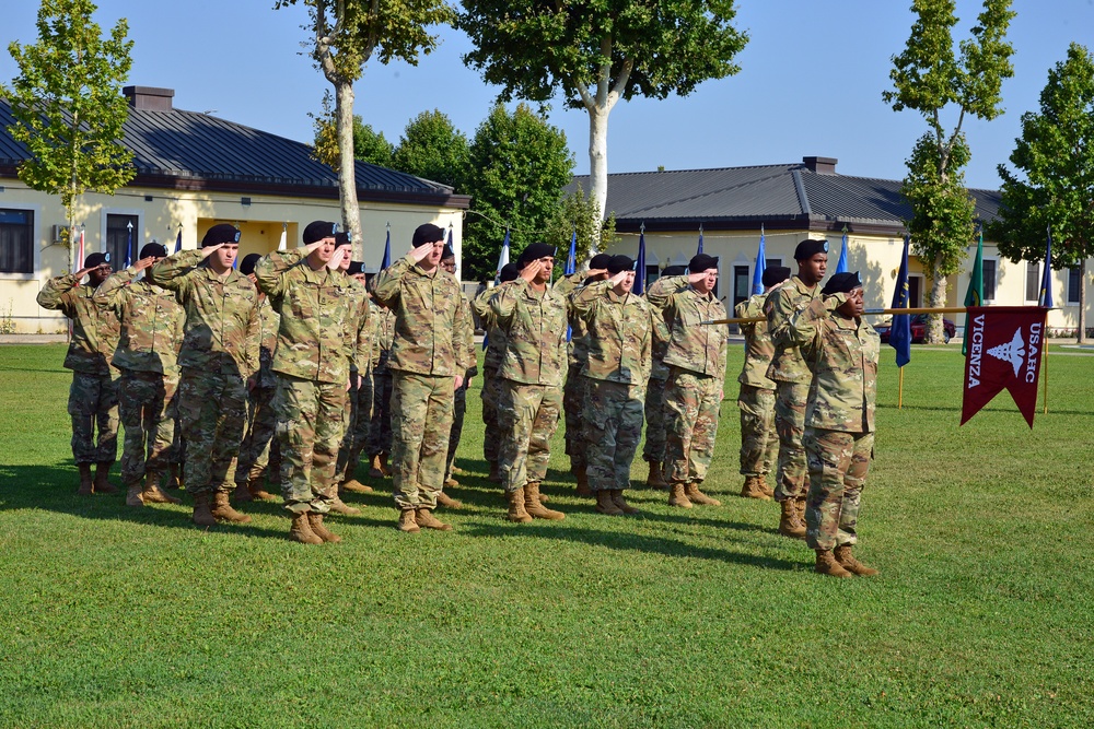 Change of Command Ceremony, U.S. Army Health Clinic Vicenza, italy.