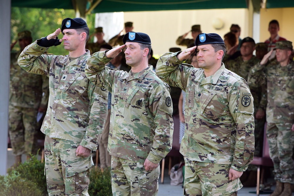 Change of Command Ceremony, U.S. Army Health Clinic Vicenza, italy.