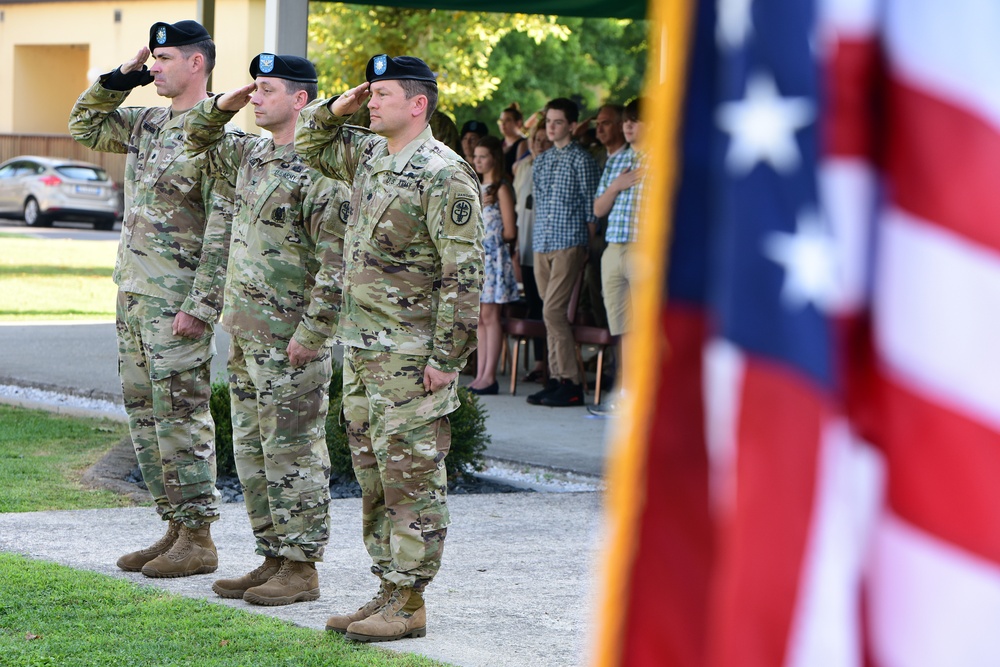 Change of Command Ceremony, U.S. Army Health Clinic Vicenza, italy.