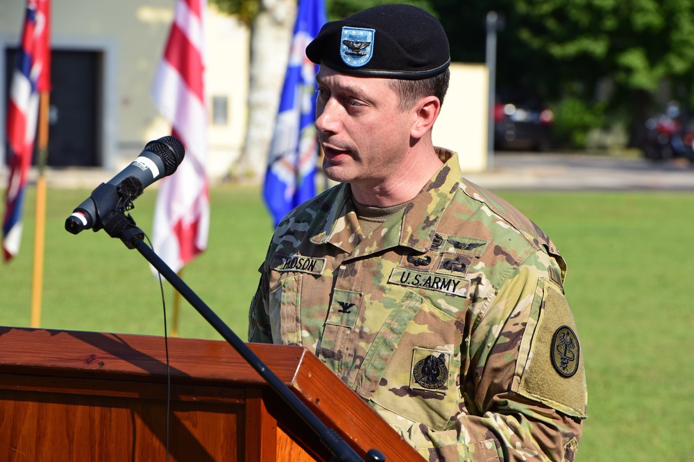 Change of Command Ceremony, U.S. Army Health Clinic Vicenza, italy.