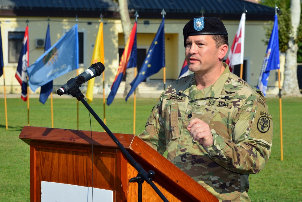 Change of Command Ceremony, U.S. Army Health Clinic Vicenza, italy.