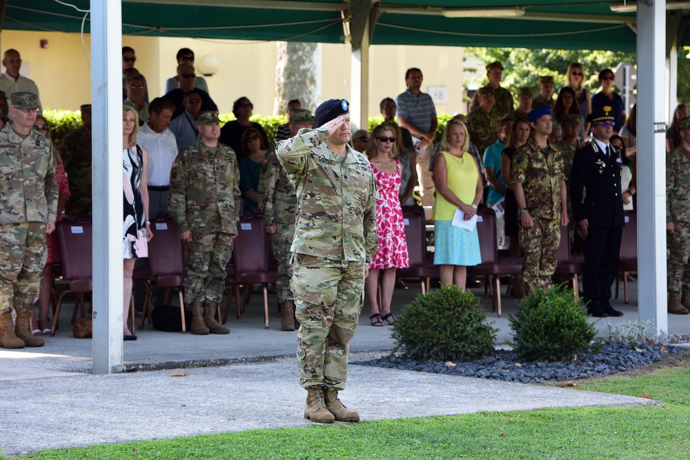 Change of Command Ceremony, U.S. Army Health Clinic Vicenza, italy.