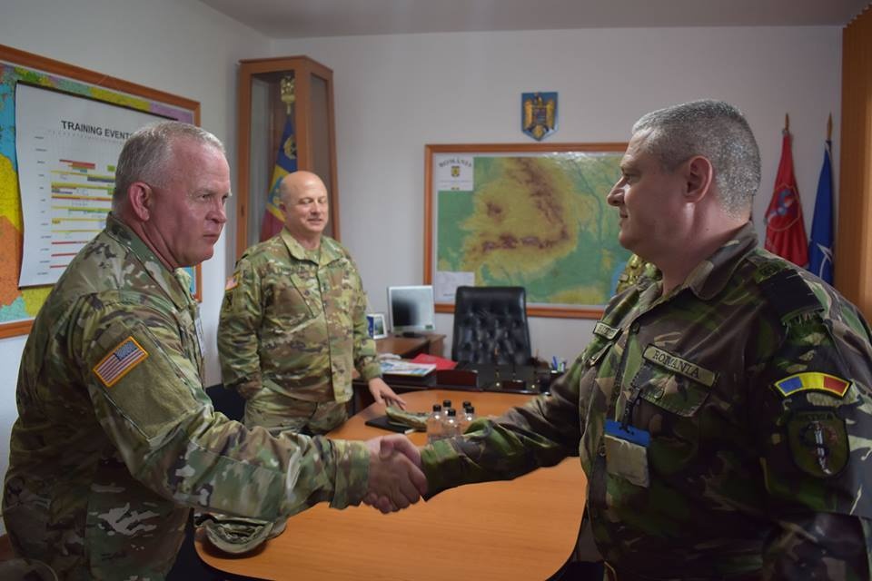 South Carolina National Guard Leadership meets with Romanian Land Forces Leadership