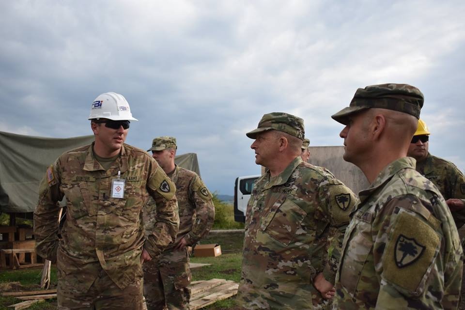 Maj. Gen. Livingston visits engineering projects in Romania