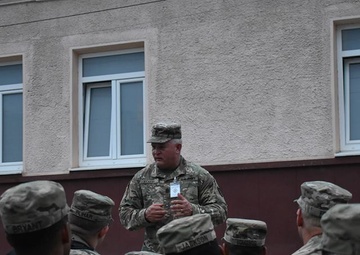 South Carolina National Guard Leadership visits Soldiers in Romania