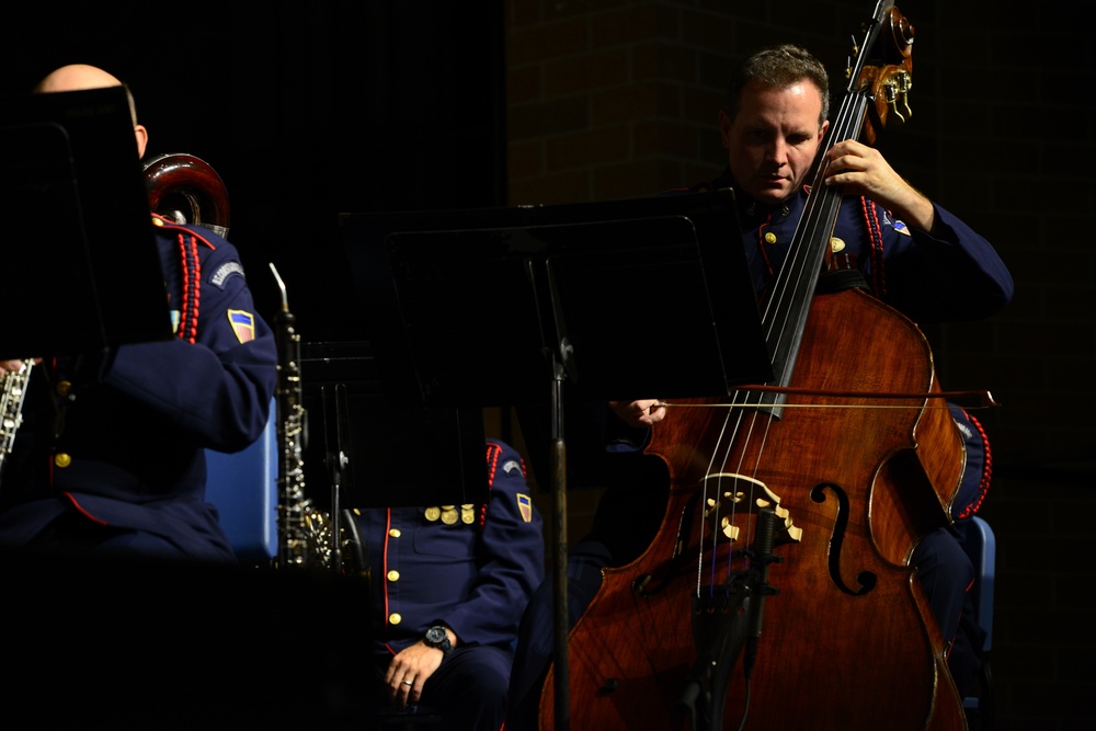 Coast Guard Band performs in Topeka, Kansas