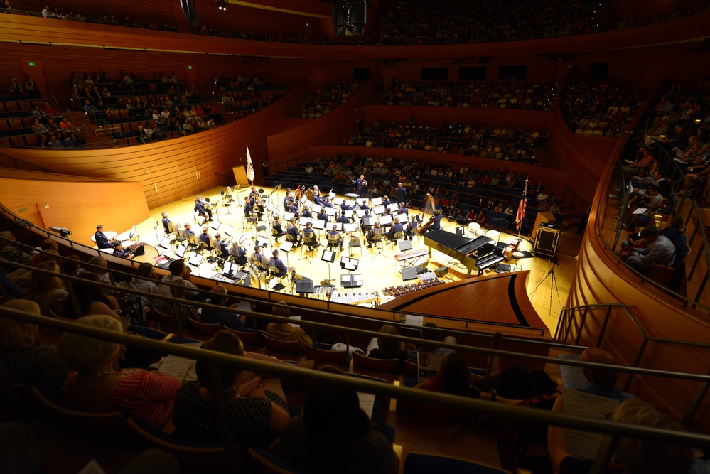 Coast Guard Band performs at Kauffman Center