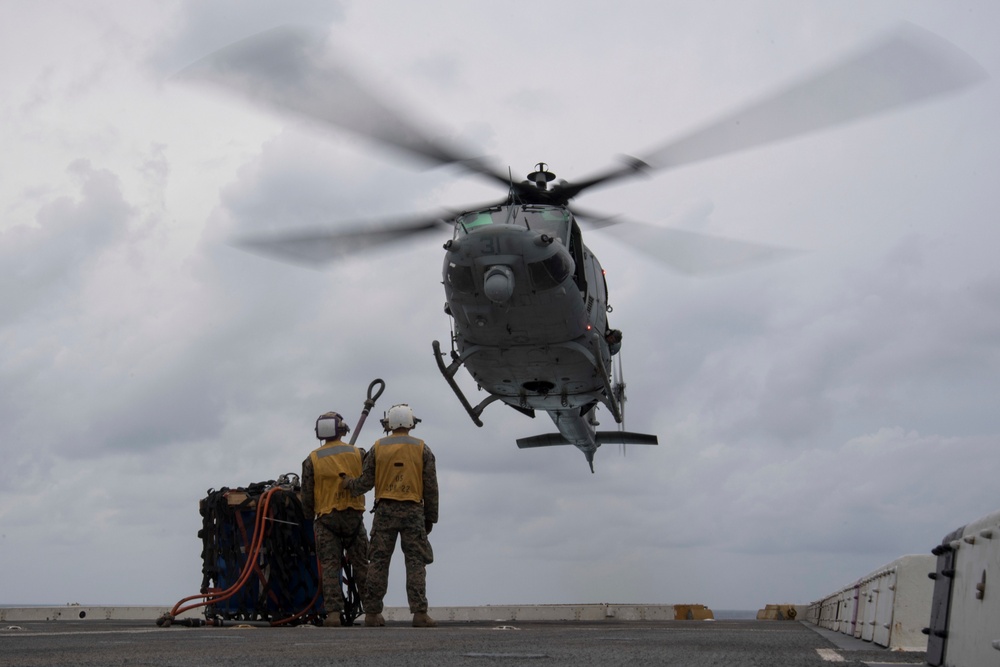 USS San Diego (LPD 22) Flight Deck Operations