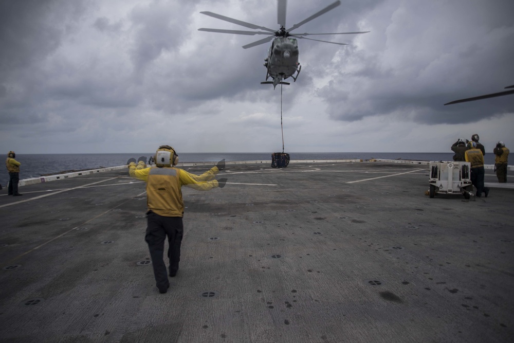 USS San Diego (LPD 22) Flight Deck Operations