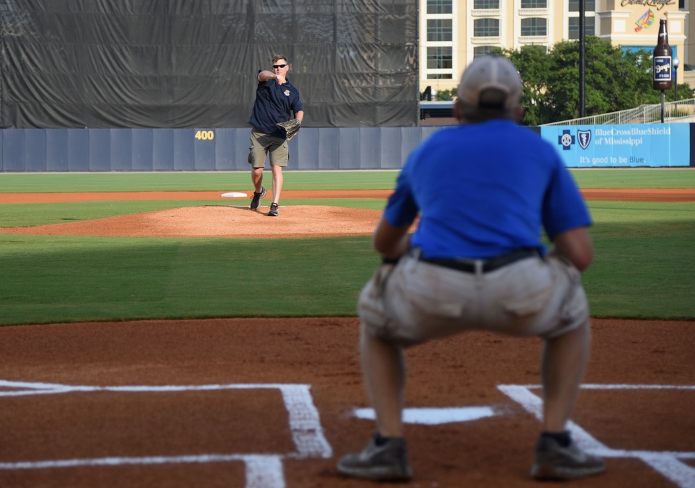 Shuckers host military appreciation night